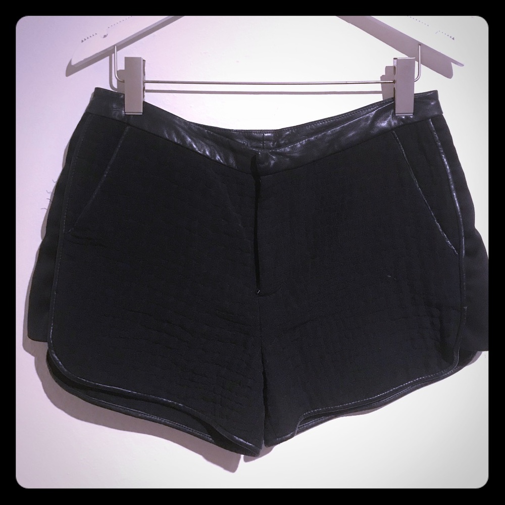 Black dress shorts by Marna Ro